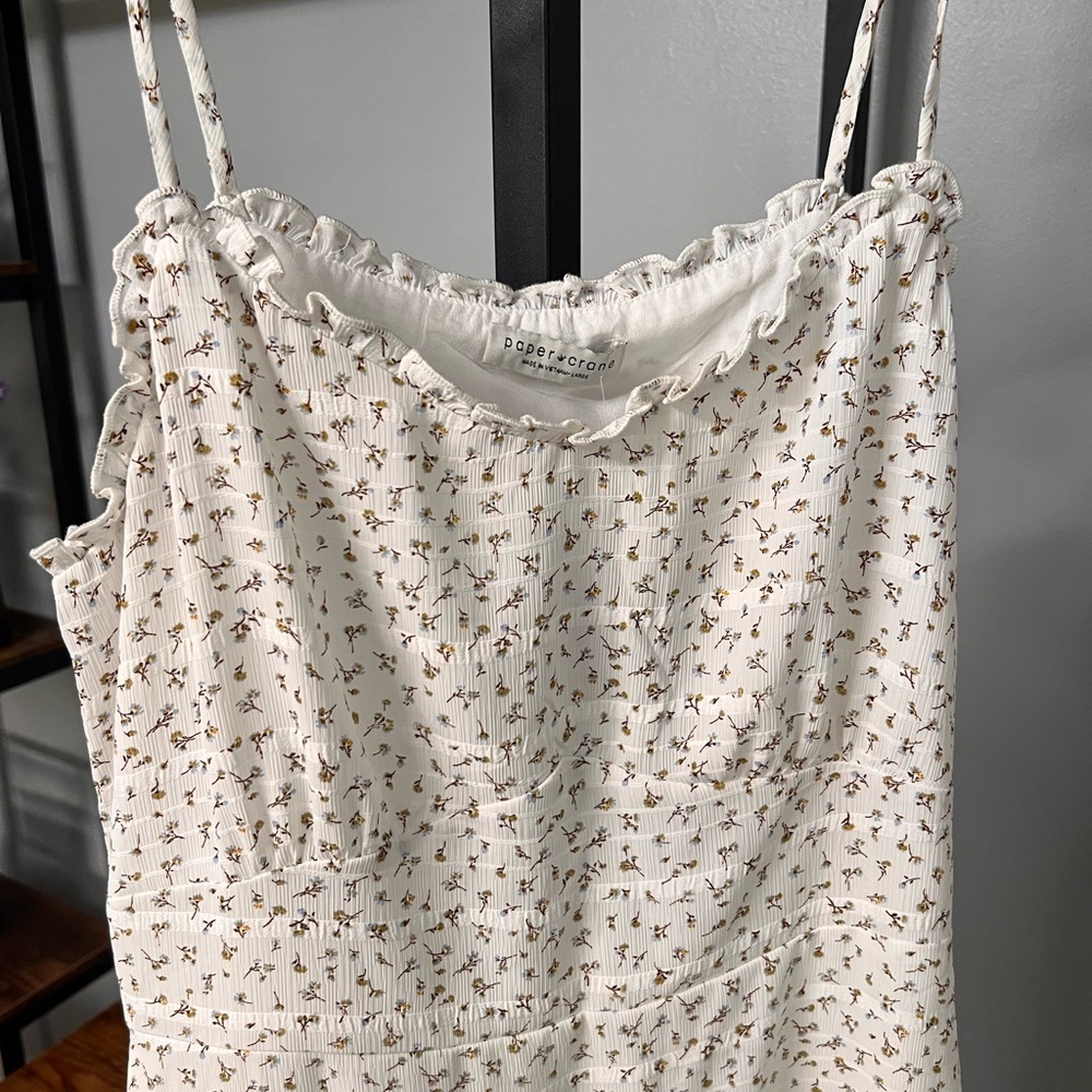 Floral Spaghetti Strap Dress